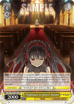"Nightmare or Queen" Kurumi (V.1 - Double Rare)