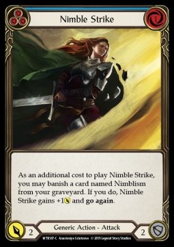Nimble Strike (Blue) (Rainbow Foil)