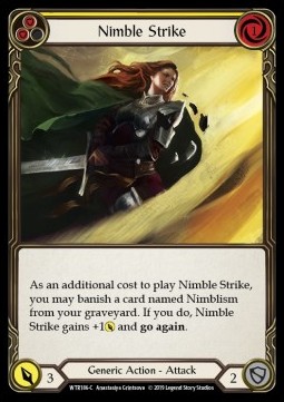 Nimble Strike (Yellow) (Rainbow Foil)