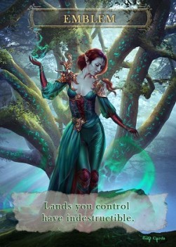 Nissa, Who Shakes the World Emblem (V.3)
