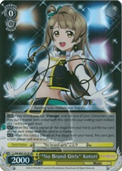 "No Brand Girls" Kotori (V.2 - Extra Rare)