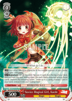 Novice Magical Girl, Kaede (V.2 - Super Rare)