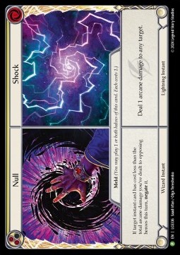 Null // Shock (Cold Foil)