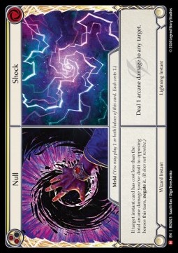 Null // Shock (Rainbow Foil)