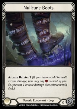 Nullrune Boots (Cold Foil)