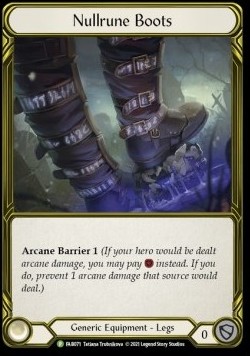 Nullrune Boots (Cold Foil Golden)