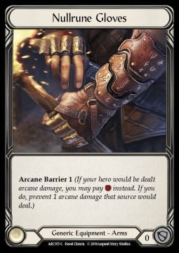 Nullrune Gloves (Cold Foil)