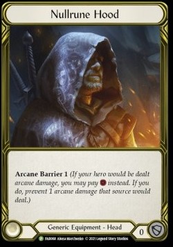 Nullrune Hood (Cold Foil Golden)