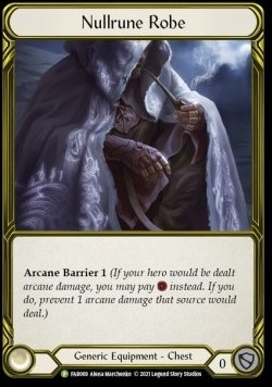 Nullrune Robe (Cold Foil Golden)