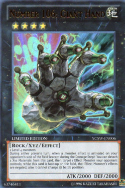 Number 106: Giant Hand (V.2 - Ultra Rare)