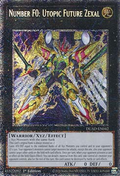Number F0: Utopic Future Zexal (V.2 - Starlight Rare)