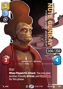 Nute Gunray, Escaping Justice (V.5)