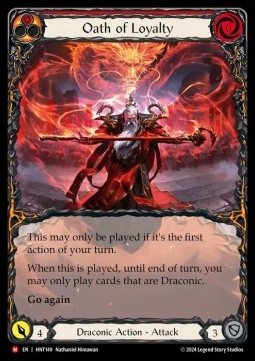 Oath of Loyalty (Extended Art Rainbow Foil)