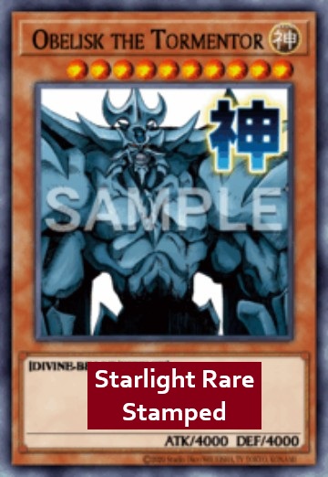 Obelisk the Tormentor (V.2 - Starlight Rare)