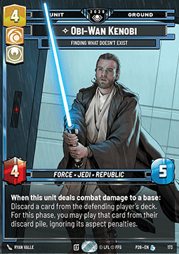Obi-Wan Kenobi, Finding What Doesn't Exist (V.3)