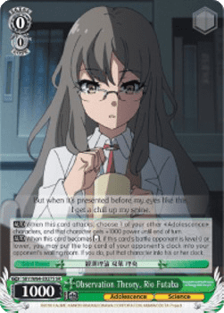Observation Theory, Rio Futaba (V.2 - Super Rare)