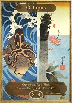 Octopus Token (Blue 8/8) (V.1)