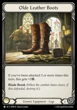 Olde Leather Boots (Cold Foil)
