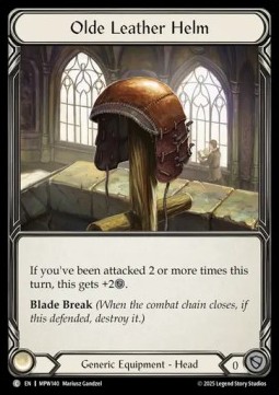 Olde Leather Helm (Cold Foil)