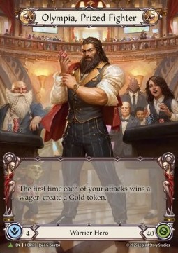 Olympia, Prized Fighter (Alternate Art Rainbow Foil)