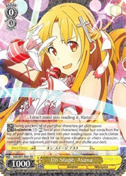 On Stage, Asuna (V.1 - Double Rare)