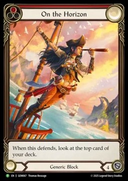 On the Horizon (Red) (Extended Art Rainbow Foil)