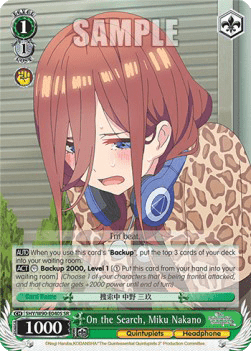 On the Search, Miku Nakano (V.2 - Super Rare)