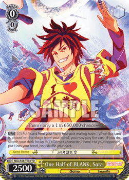 One Half of BLANK, Sora (V.1 - Trial Deck)