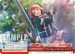 One Page of the Two of Us (V.2 - Triple Rare)