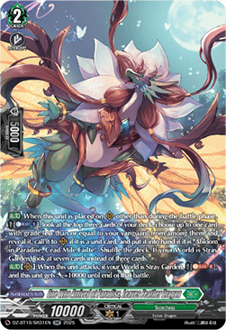 One Who Arrived at Paradise, Leaves Feather Dragon [D-Format] (V.3 - Silver Rare)