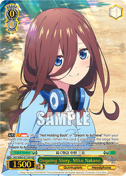 Ongoing Story, Miku Nakano (V.2 - Feature Rare)