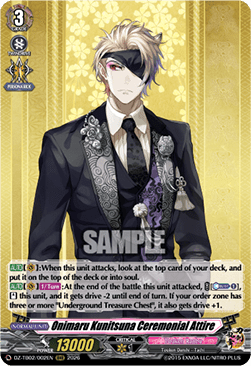 Onimaru Kunitsuna Ceremonial Attire [D-Format] (V.1 - Triple Rare)