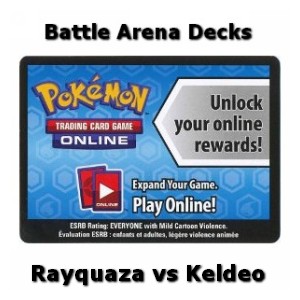 Online Code Card (Battle Arena Decks: Rayquaza vs Keldeo) (PKM)