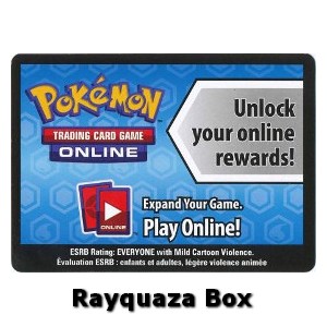Online Code Card (Rayquaza Box) (PKM)