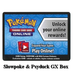 Online Code Card (Slowpoke & Psyduck GX Box) (PKM)