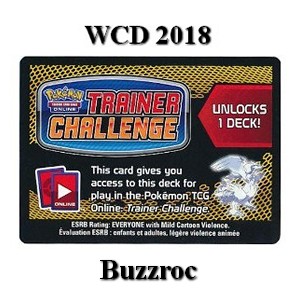 Online Code Card (WCD 2018: Buzzroc) (WCD18)