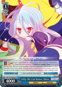 Only We Can Know, Shiro (V.2 - Super Rare)