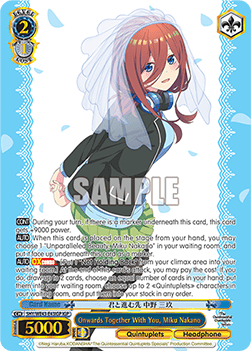 Onwards Together With You, Miku Nakano (V.2 - Feature Rare)