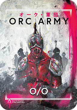 Orc Army Token (Black 0/0)