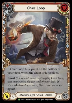 Over Loop (Red) (Rainbow Foil)