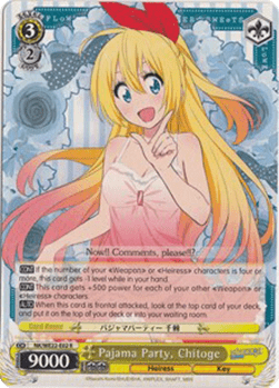 Pajama Party, Chitoge (V.2 - Parallel Foil)
