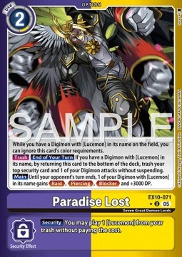 Paradise Lost (EX10-071) (V.2)