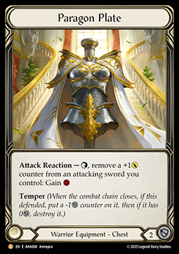 Paragon Plate (Rainbow Foil)