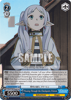 Passing Through the Checkpoint, Frieren (V.2 - Super Rare)