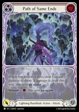 Path of Same Ends (Red) (Extended Art Rainbow Foil)