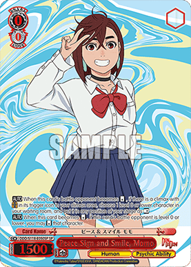 Peace Sign and Smile, Momo (V.3 - Special Rare)