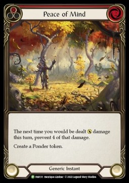 Peace of Mind (Red) (Rainbow Foil)
