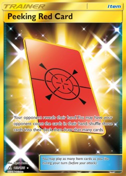 Peeking Red Card (UPR 169)