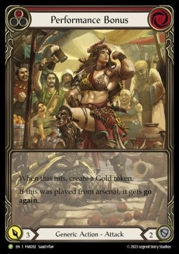 Performance Bonus (Red) (Extended Art Rainbow Foil)