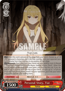Personal Story, Yue (V.2 - Super Rare)